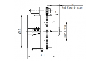 35mm f/1.0 Motorized Lenses for LWIR Thermal Imaging